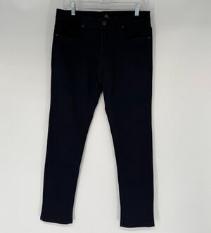 Montfort Jeans 32X32 Dark Blue Slim Fit Zip Fly Stretch Denim Streetwear Casual